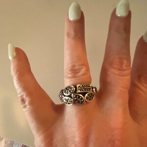 David Yurman black diamond ring